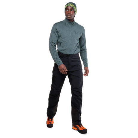 Mountain Equipment Lhotse GORE-TEX Men's Pant in Black - Side on Model