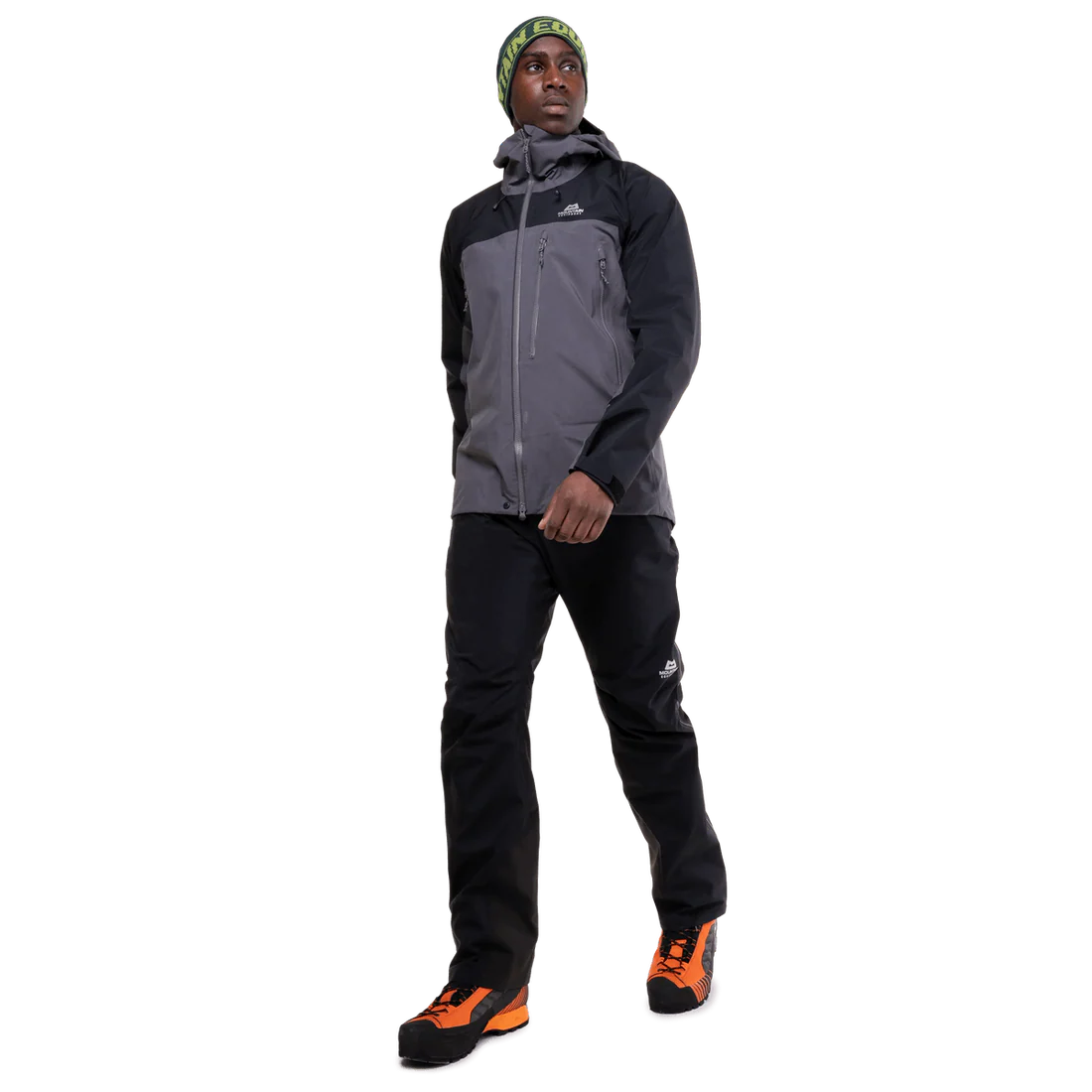 Mountain Equipment Lhotse GORE-TEX Men's Pant in Black - Three Quarter on Model