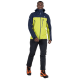 Mountain Equipment Lhotse Men's Jacket in Vine/Cosmos - Front Fit On Model