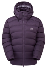Mountain Equipment Lightline Women's Jacket in Nightshade - front view showing Drilite Loft outer and zip-off Mountain Insulated Hood