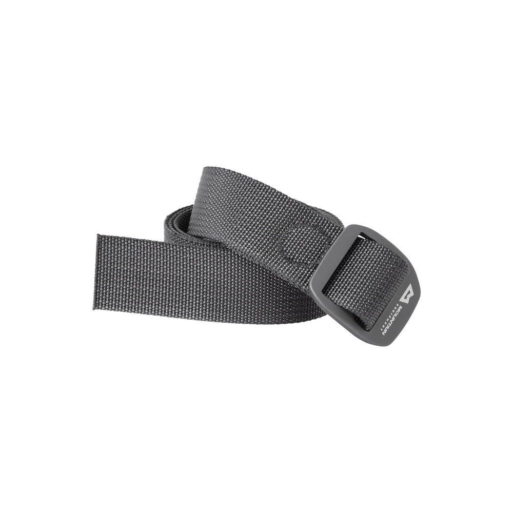 Mountain Equipment Lightning Belt in Anvil Grey - Flat Lay