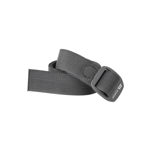 Mountain Equipment Lightning Belt in Anvil Grey - Flat Lay