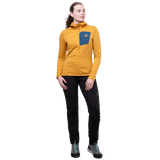 Mountain Equipment Lumiko Hooded Women's Jacket in Butterscotch/Maj - Full Length Back