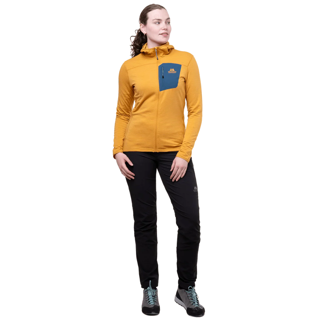 Mountain Equipment Lumiko Hooded Women's Jacket in Butterscotch/Maj - Full Length Back