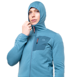 Mountain Equipment Lumiko Hooded Women's Jacket in Stellar/Majolica - Full Length Back