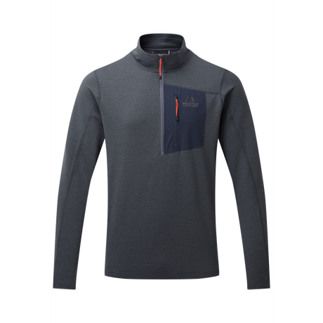Mountain Equipment Lumiko Men's Zip T in Ombre Blue/Cosmos - Product Preview