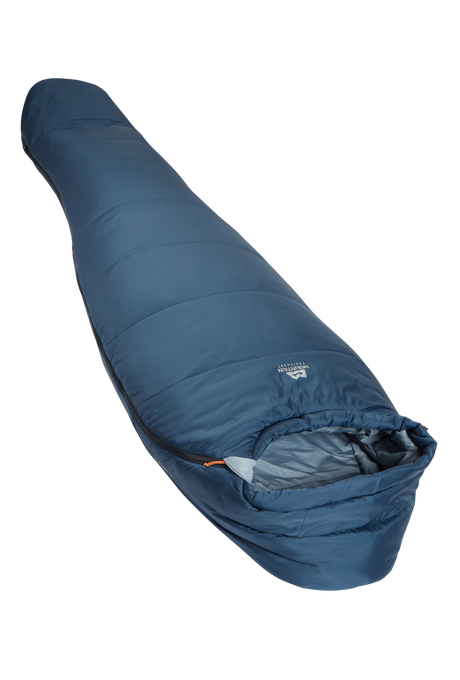 Mountain Equipment Lunar III Sleeping Bag in Denim Blue - Full Length