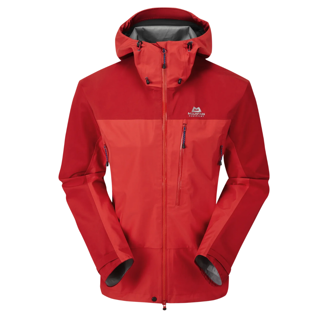 Mountain Equipment Makalu GORE-TEX Jacket in Imperial Red/Crimson - Full Front View