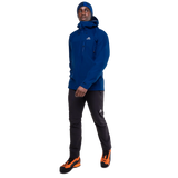 Mountain Equipment Makalu GORE-TEX Men's Jacket in Admiral Blue - worn