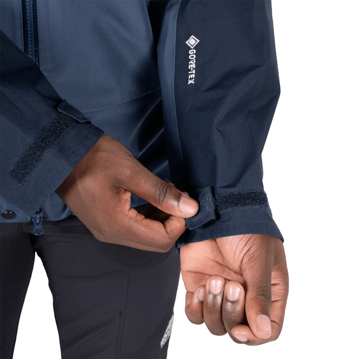 Mountain Equipment Makalu GORE-TEX Men's Jacket in Dusk/Cosmos - cuff detail