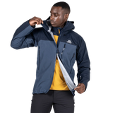 Mountain Equipment Makalu GORE-TEX Men's Jacket in Dusk/Cosmos - worn