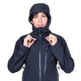 Mountain Equipment Makalu GORE-TEX Women's Jacket in Cosmos - hood adjustment detail