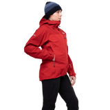Mountain Equipment Makalu GORE-TEX Women's Jacket in Imperial Red/Crimson - hood adjustment detail