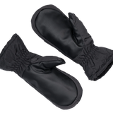 Mountain Equipment Mountain Mitts in Black - On Model with Ice Axe