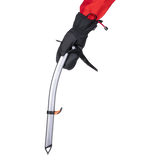 Mountain Equipment Mountain Mitts in Black - On Model with Trekking Pole
