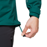 Mountain Equipment Nanda Devi GORE-TEX Women's Jacket in Deep Teal - Drawcord Detail