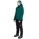 Mountain Equipment Nanda Devi GORE-TEX Women's Jacket in Deep Teal - On Model Side