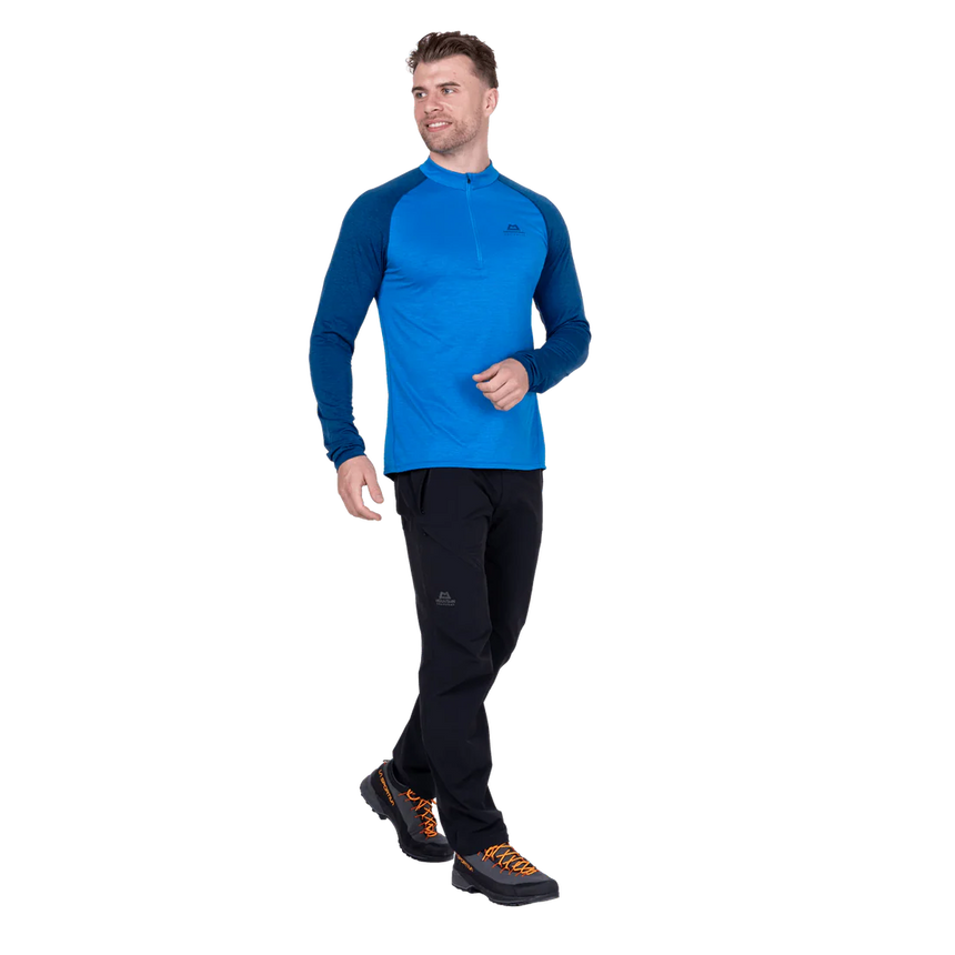 Mountain EquipmentMountain Equipment Nava LS Men's Zip TOutdoor Action