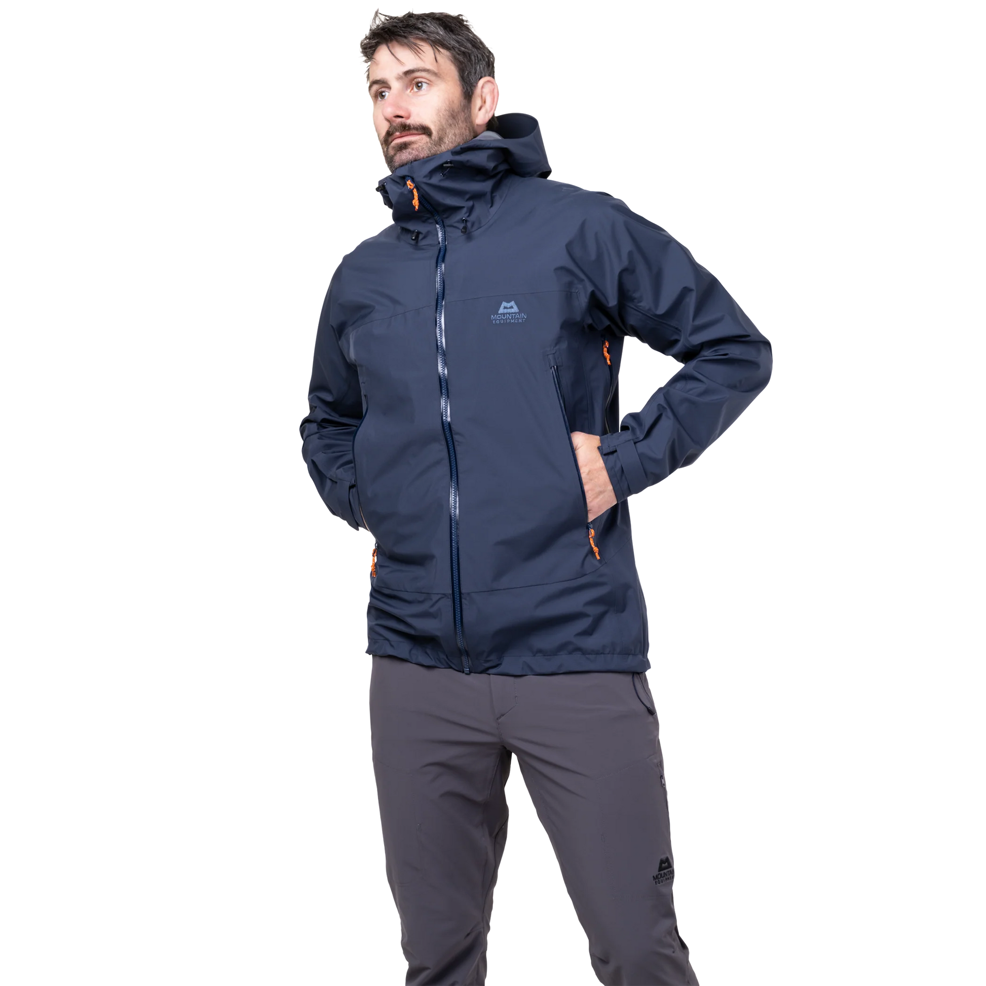 Mountain Equipment Odyssey Men's Jacket in Cosmos - On Model Front