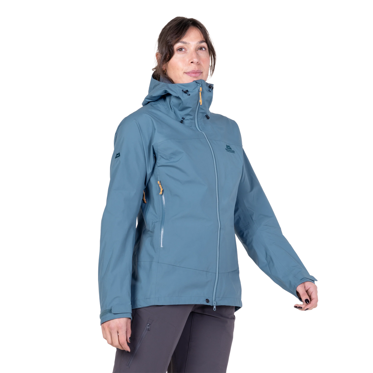 Mountain Equipment Odyssey Women's Jacket in Stellar Blue - On Model Front