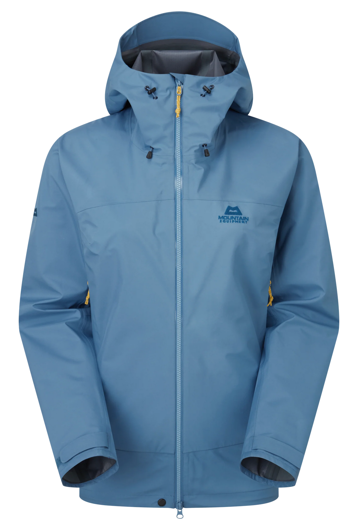 Mountain Equipment Odyssey Women's Jacket in Stellar Blue - On Model Front Full