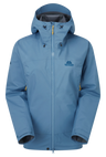 Mountain Equipment Odyssey Women's Jacket in Stellar Blue - On Model Front Full