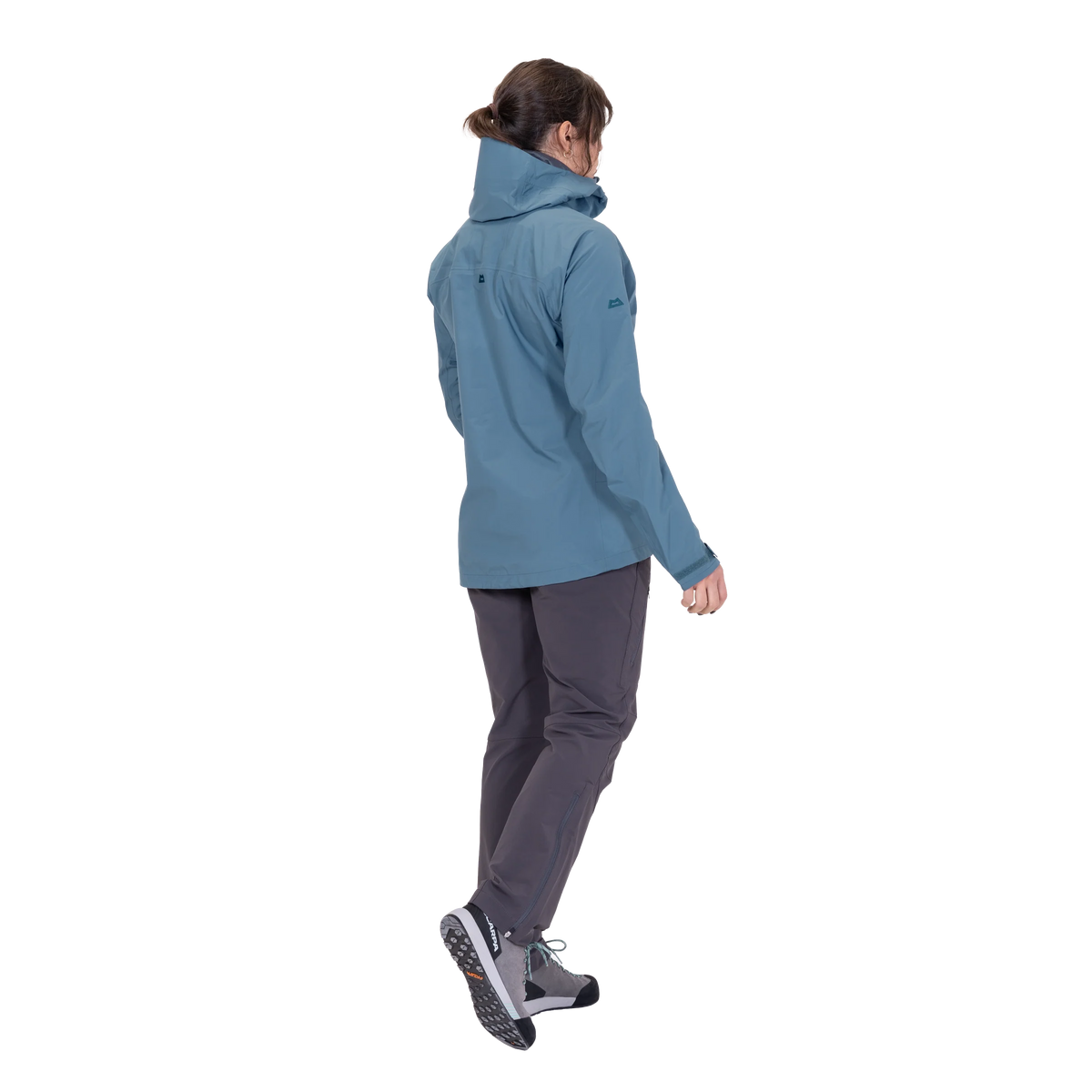 Mountain Equipment Odyssey Women's Jacket in Stellar Blue - On Model Side