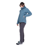 Mountain Equipment Odyssey Women's Jacket in Stellar Blue - On Model Walk