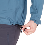 Mountain Equipment Odyssey Women's Jacket in Stellar Blue - Pocket Detail