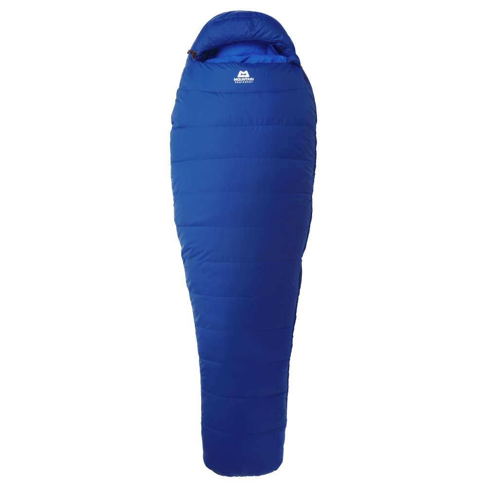 Mountain Equipment Olympus 650 Sleeping Bag in Admiral Blue - Back Product Shot