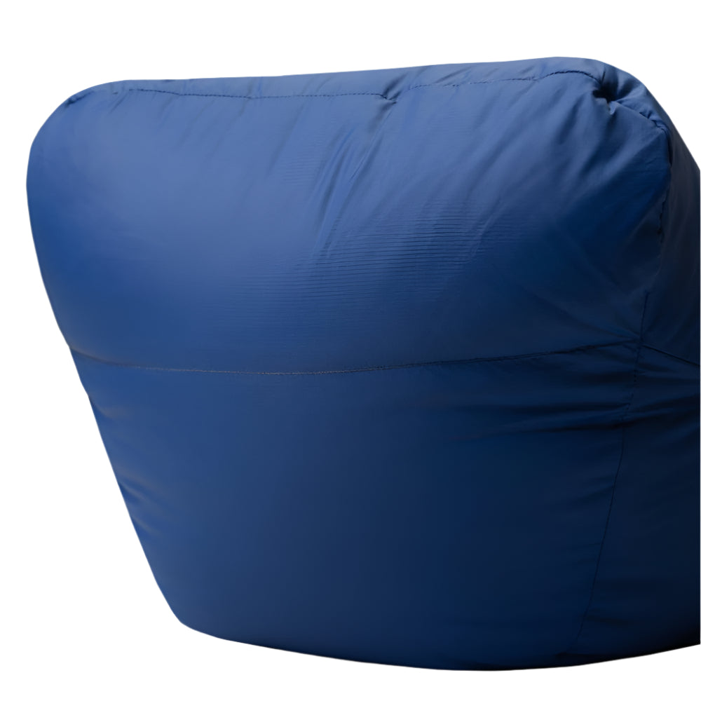 Mountain Equipment Olympus 650 Sleeping Bag in Admiral Blue - Foot-Box Detail