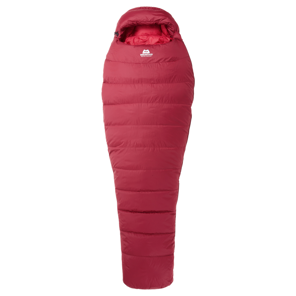 Mountain Equipment Olympus 650 Women's Sleeping Bag in Rhubarb - Back Product Shot