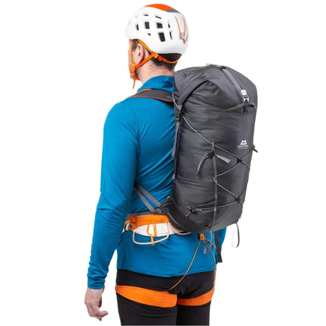 Mountain Equipment Orcus 28+ Backpack in Anvil Grey - On Model Back