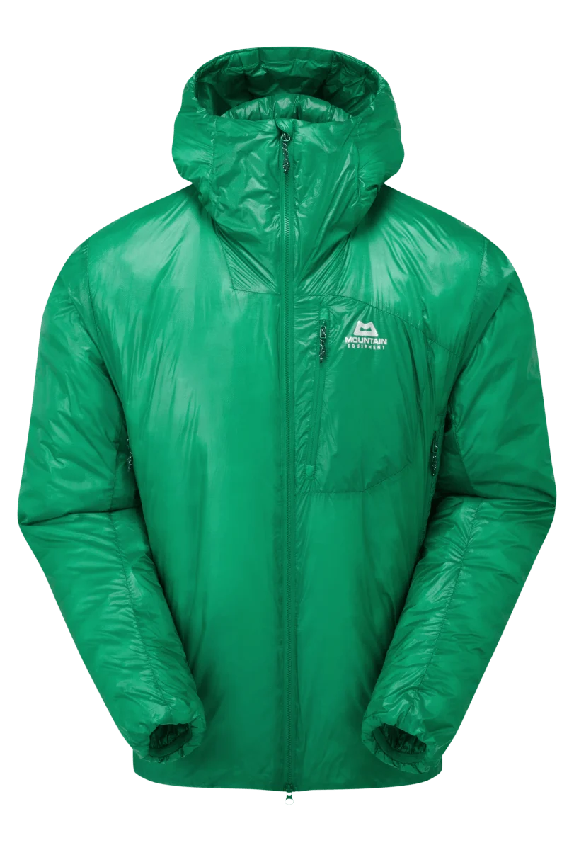 Mountain Equipment Oreus Hooded Men's Jacket in Alpine Green - Front