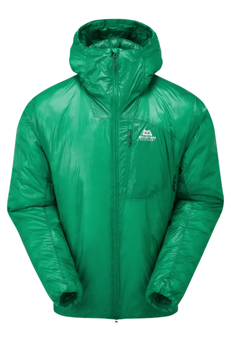 Mountain Equipment Oreus Hooded Men's Jacket in Alpine Green - Front