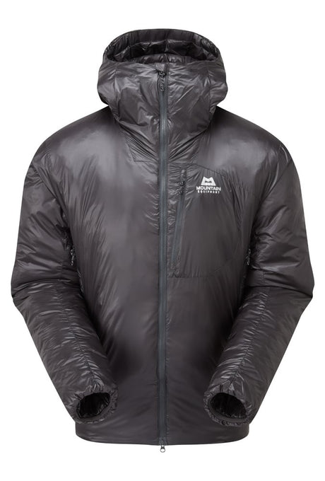 Mountain Equipment Oreus Hooded Men's Jacket in Obsidian - Front