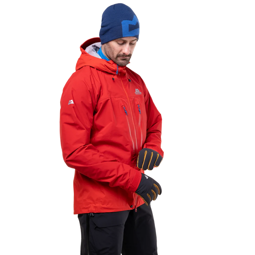 Mountain Equipment Orion Men's Jacket in Chili/Crimson - Side Zip