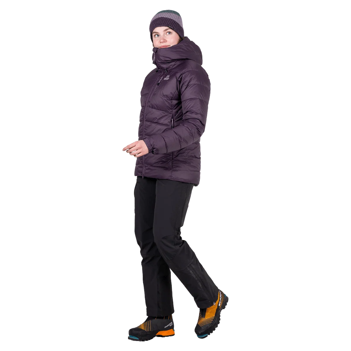 Mountain Equipment Paiyu Women's Jacket in Nightshade - Side On Model