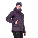 Mountain Equipment Paiyu Women's Jacket in Nightshade - Three Quarter On Model