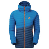 Mountain Equipment Particle Hooded Women's Jacket in Majolica/Mykonos - Front Product Shot