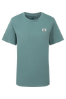 Mountain Equipment Podus Women's Tee in Goblin Blue - Front flat lay