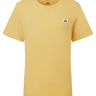 Mountain Equipment Podus Women's Tee in Rattan - Front flat lay
