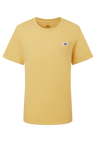 Mountain Equipment Podus Women's Tee in Rattan - Front flat lay