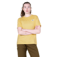 Mountain Equipment Podus Women's Tee in Rattan - Front model view