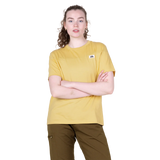 Mountain Equipment Podus Women's Tee in Rattan - Front model view