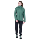 Mountain Equipment Raintower Women's Jacket in Sea Pine - Front model view