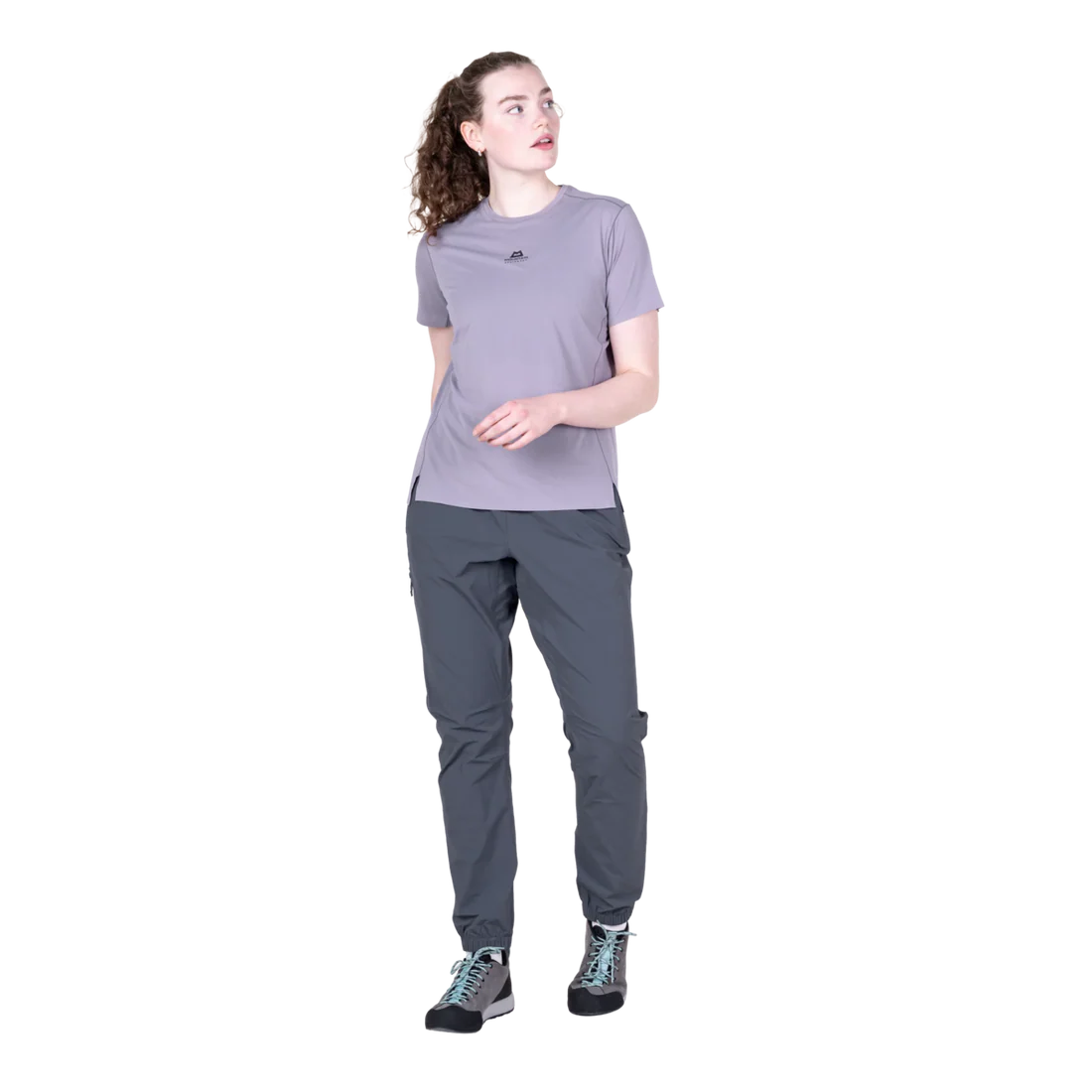 Mountain Equipment Sella Women's Pant in Ombre Blue - Back model view