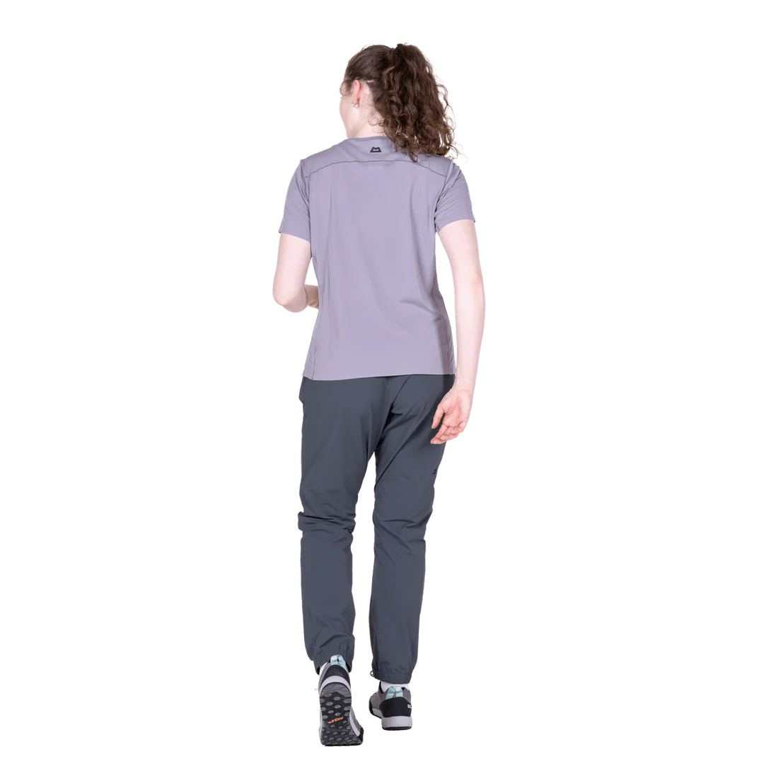 Mountain Equipment Sella Women's Pant in Ombre Blue - Front full length model view alternate