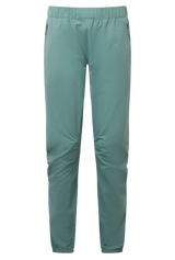 Mountain Equipment Sella Women's Pant in Sea Pine - Front flat lay