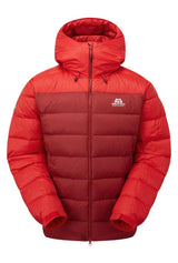 Mountain Equipment Senja Men's Down Jacket in Merlot/Chili - Front Product Shot